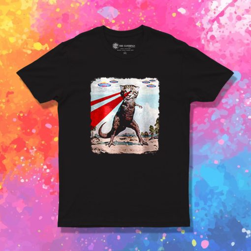 UFO Laser Cat T Shirt