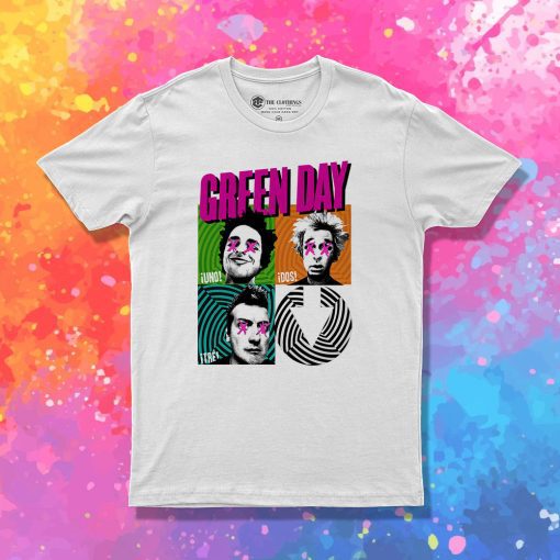 Uno Dos Tre Green Day T Shirt