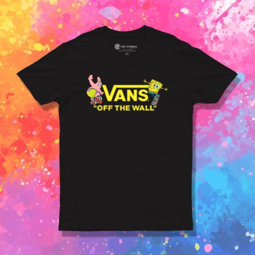 Vans Spongebob Squarepants Collaboration Yellow T Shirt