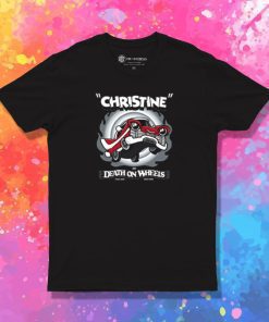 Vintage Cartoon Christine Stephen King Killer Car Creepy Cute Horror T Shirt