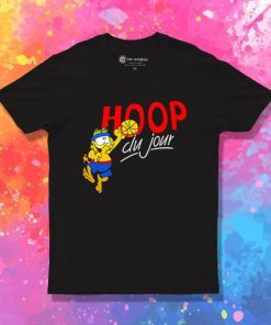 Vintage Garfield HOOP DU JOUR Black T Shirt