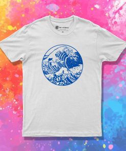 Vintage Great Wave Off Kanagawa T Shirt