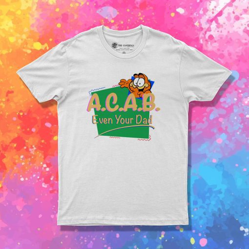 Vintage inspired ACAB Garfield T Shirt