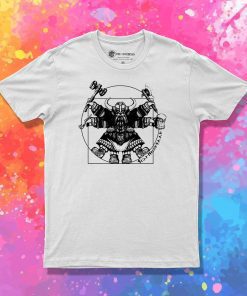 Vitruvian Dwarf White T Shirt
