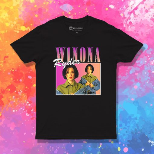 Winona Ryder Vintage Retro T Shirt
