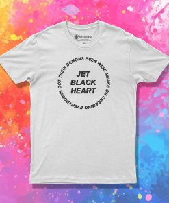 jet black heart 5 seconds of summer T Shirt