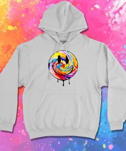 Acid Dripping Smiley Face Tie Dye Hoodie