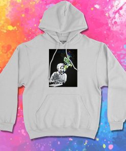 Albert Einstein Smoking Colors Hoodie