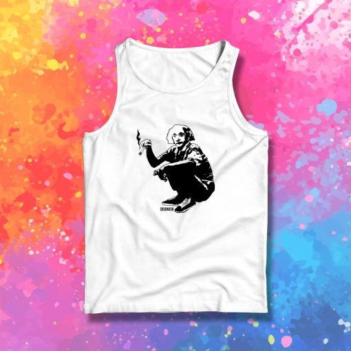 Albert Einstein Smoking Tank Top