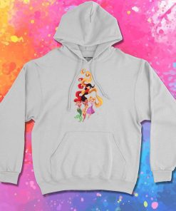 Ariel Rapunzel and Pocahontas Disney Princess Hoodie
