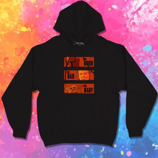 Baby Yoda Good Bad The Mandalorian Hoodie