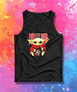 Baby Yoda hug Motley Crue Tank Top