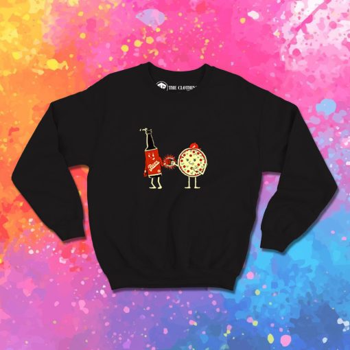 Beer Pizza Couple Best Friend Sweatshirt