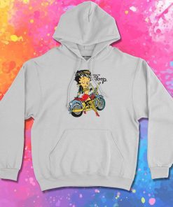Betty Boop Biker Cartoon Hoodie