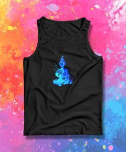 Blue Buddha Silhouette Tank Top