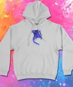 Blue Mandala Stingray Hoodie