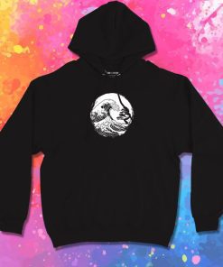 Bonsai Wave white Hoodie