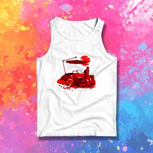 Bored in the car red Tank Top