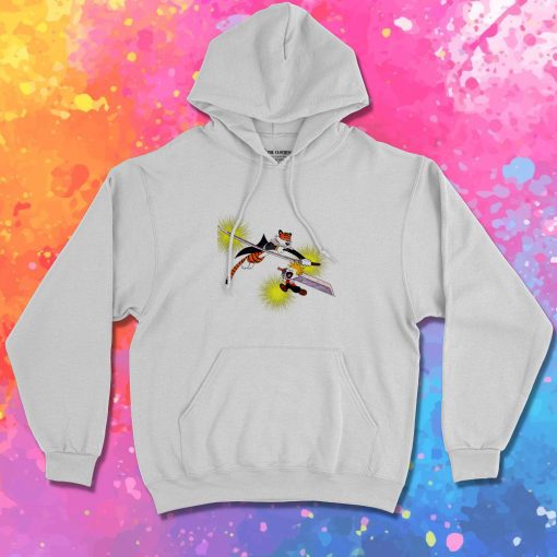 Calvin and Hobbes Advanture Samurai Hoodie