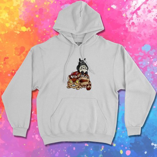 Catbus and Totoro A Fun Ride Hoodie