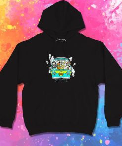 Cheech And Chong With Scooby Doo Smoke Hoodie