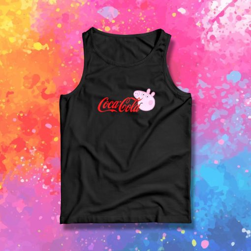 Coke Peppa Pig Parody Tank Top