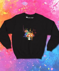 Collection Sketch Elements Mushroom Cute Sweatshirt