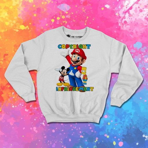 Copyright Infringement Super Mario Sweatshirt