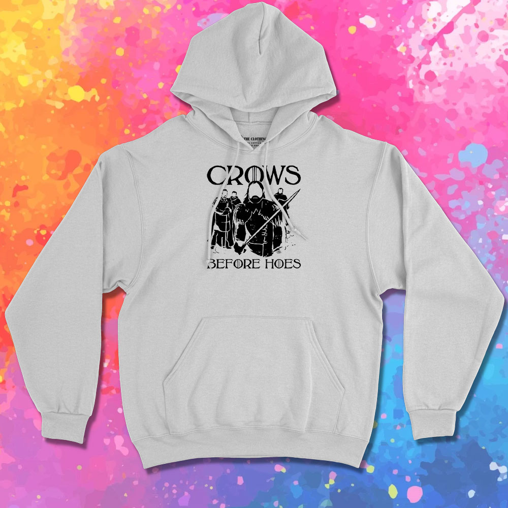 Crows Before Hoes Anime Hoodie