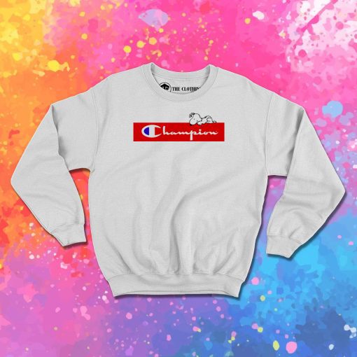 Cute Champion Peanuts Sweatshirt