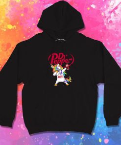Dabbing Unicorn Love Dr Pepper Hoodie
