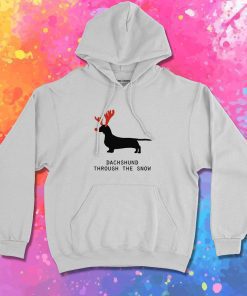 Dachshund Through The Snow Hoodie