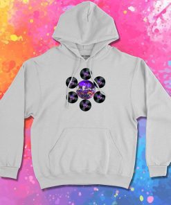 Disco Record Flower Hoodie