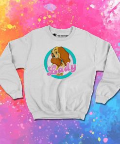 Disney Cute Lady Face Lady and the Tramp Sweatshirt