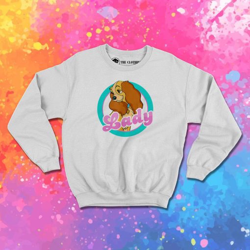 Disney Cute Lady Face Lady and the Tramp Sweatshirt