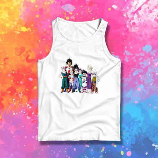 Dragon ball Vegeta family Tank Top