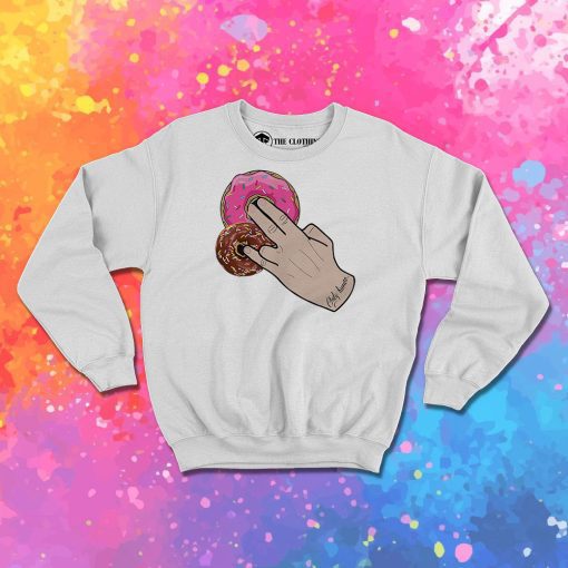 Dunkin Donuts Only Human Hand Sweatshirt