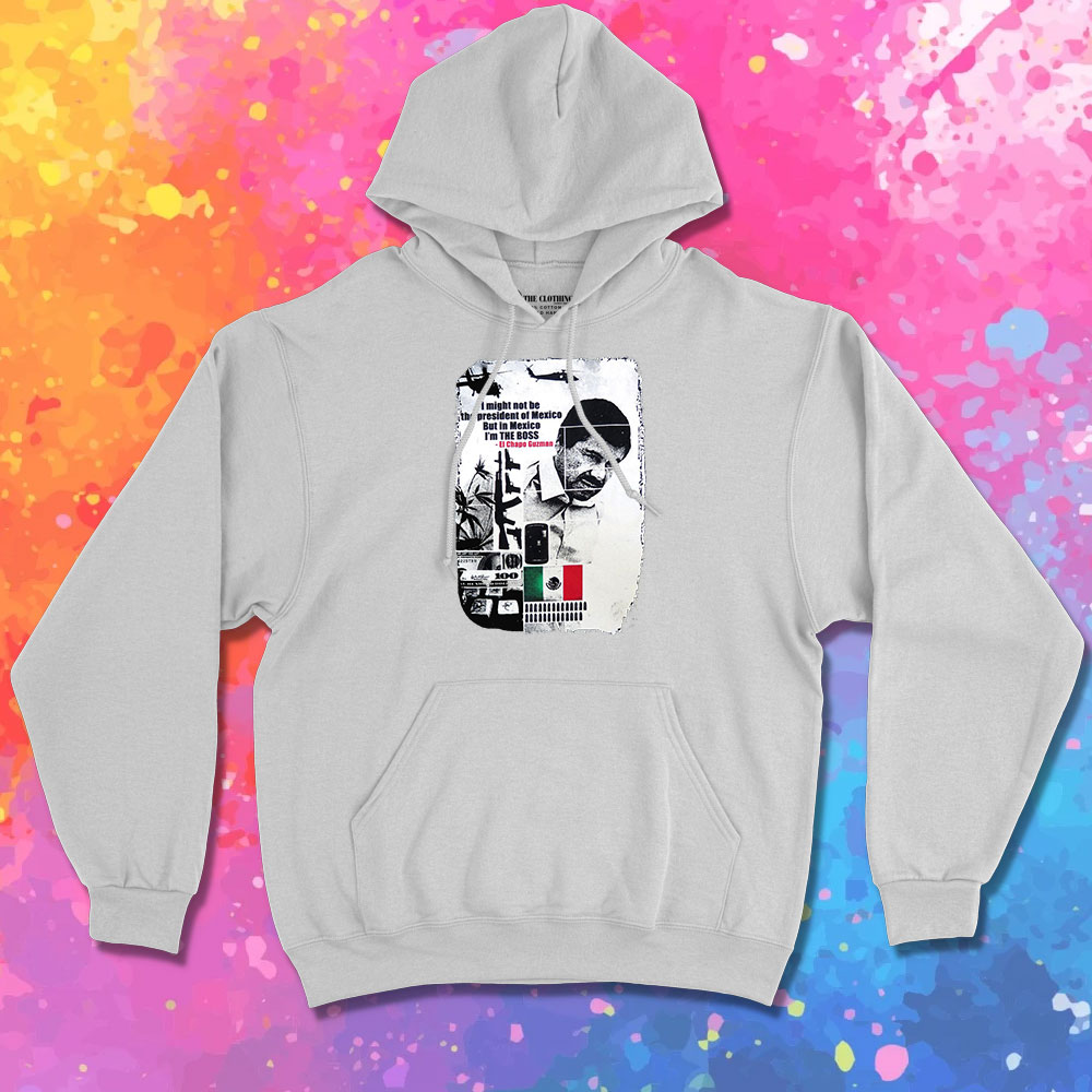 El Chapo Joaquin Guzman Drug Cartel Mexico Boss Escape Hoodie
