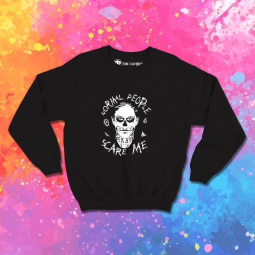 Evan Peters Normal People Scare Me Sweatshirt