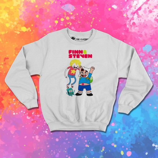 Finn and Steven Universe Character Sweatshirt