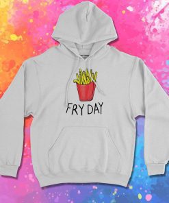 Fries Letter Print Hoodie