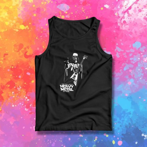 Funny Darth Vader Heavy Metal Tank Top