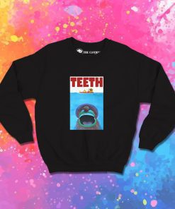 Funny Jaws Movie Teeth Sweatshirt