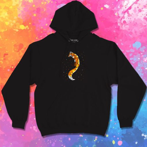 Geometric Fox Jump Hoodie