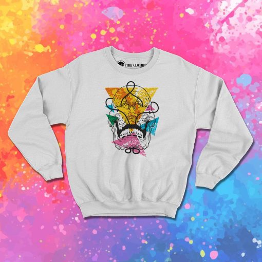 Geometry Skull Sweatshirt