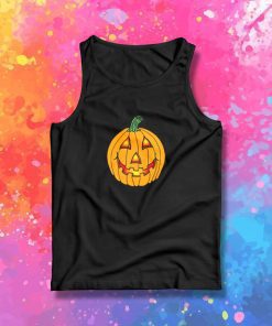 Glowing Happy Jack O Lantern Tank Top