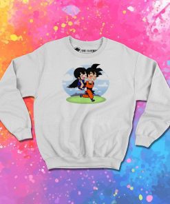 Goku and Chichi Chibi Sweatshirt