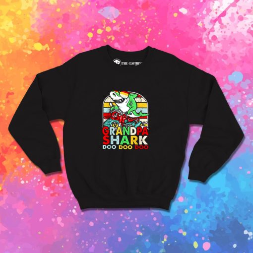 Grandpa Shark Doo Doo Doo Sweatshirt