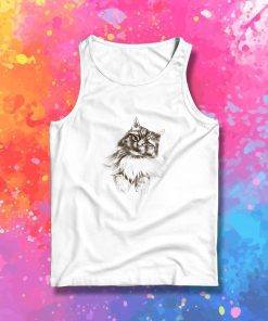 Hand Draw Cat Tank Top
