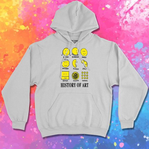 History of Art Smiley Face Hoodie